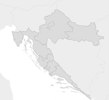 Kroatien Landkarte Übersicht